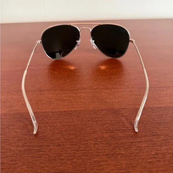 Ray-Ban RB3025 Pink Mirror Aviator Sunglasses - Picture 4 of 6